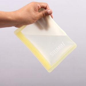 실리밀리 슬림팩(Slimpack) 실리콘 지퍼백 1000ml - 공간활용, 밀폐, 플랫한 식자재보관